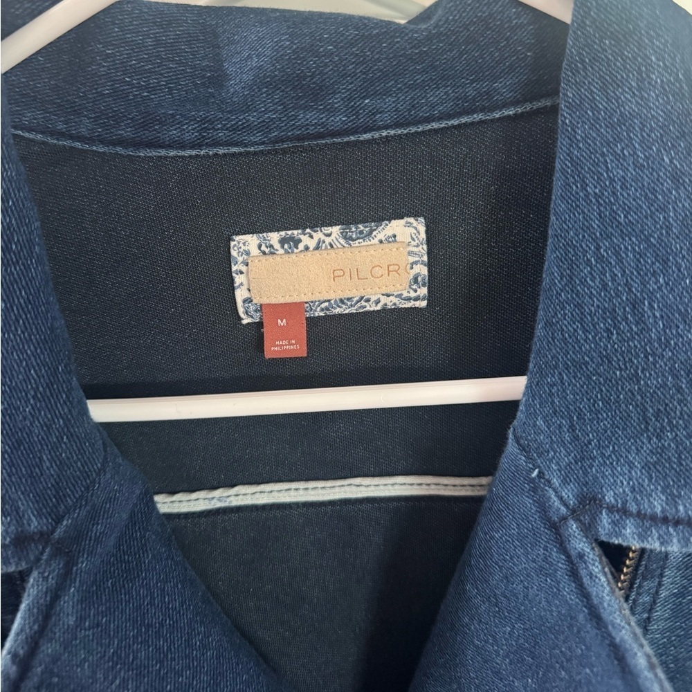 PILCRO ANTHROPOLOGIE Denim Moto Jacket - Picture 7 of 7